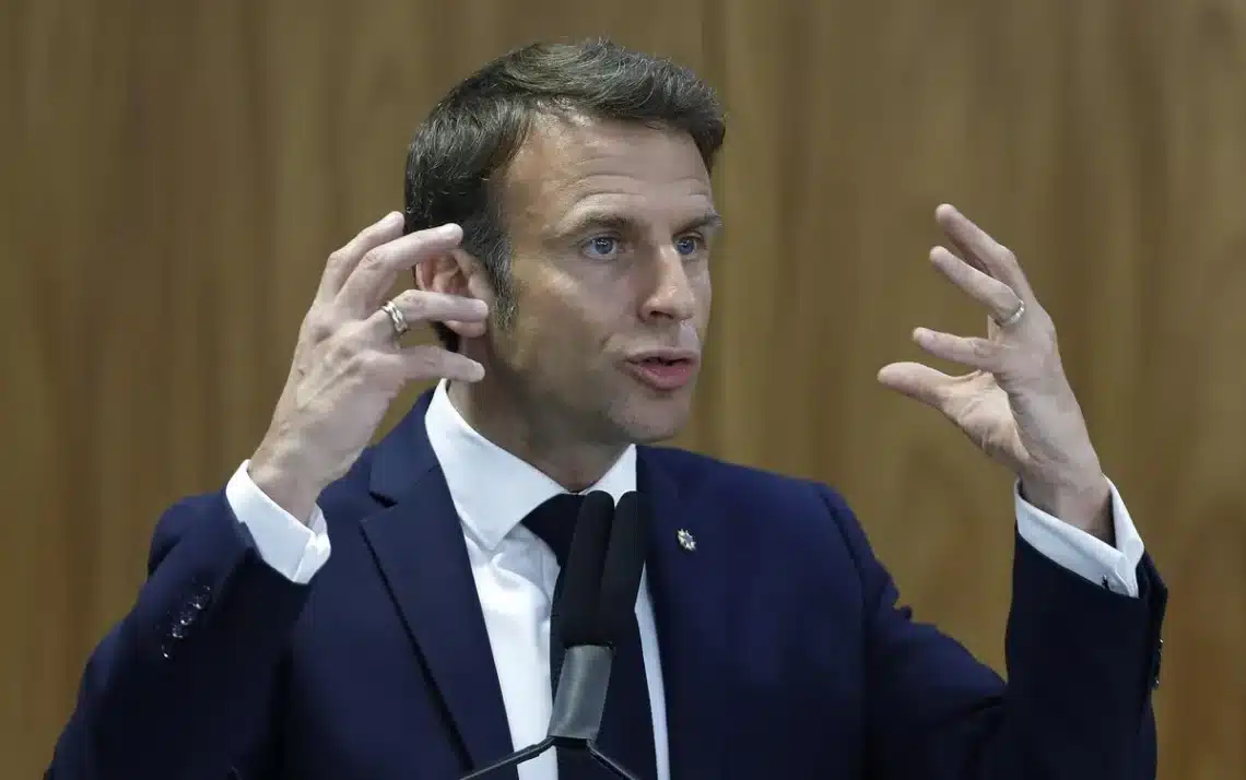 presidente, Emmanuel, Macron