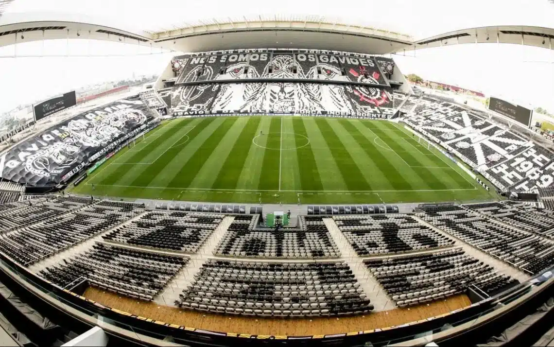 Presidente da Caixa e diretor do Corinthians explicam como será participação da torcida no plano de quitar Arena - Foto: @ ESPN - Todos os direitos: @ ESPN