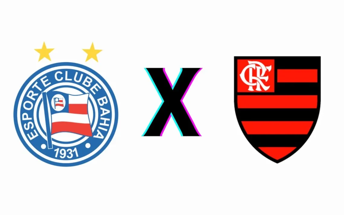 jogo, do Brasileirão, confronto, entre Bahia e Flamengo, partida, de hoje;