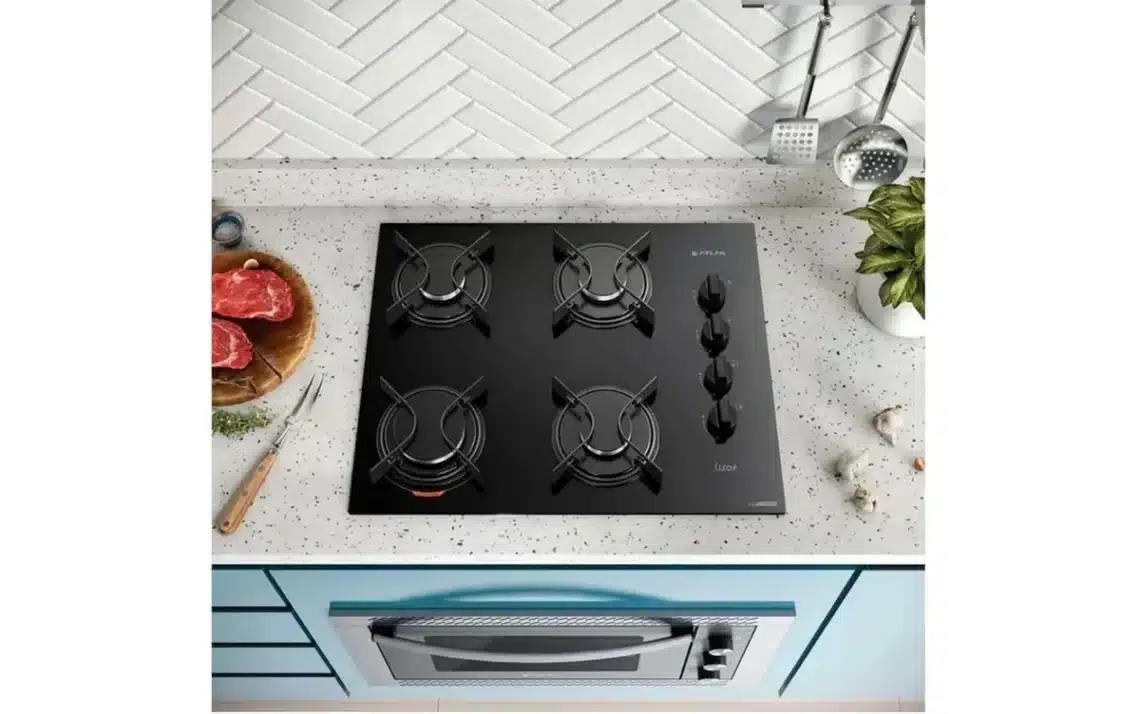 Cooktop, Fogão, a gás;