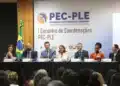 programa, estudantes-convênio, modalidade do PLE, português como língua estrangeira, instituições de educação superior, Ministério da Educação, Secretaria de Educação Superior, evento em Brasília, reunião de coordenações, troca de conhecimentos, compartilhamento de boas práticas, desafios e inovações, discussões sobre o tema, experiência no aprendizado do português, professores incríveis, capacidades no idioma, ensino da língua portuguesa, superação das barreiras, processo de internacionalização da educação brasileira, recursos do PLE, apoio do MEC, diplomacia cultural do país, divulgação do nosso idioma, nações amigas, política externa, instituições de ensino superior brasileiras;